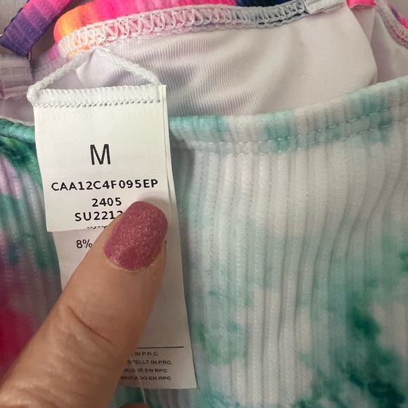 Cupshe Tie Dye Two Piece Swimsuit - Picture 5 of 8